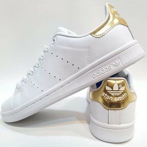 Stan Smith Cloud White / Gold Metallic Adidas